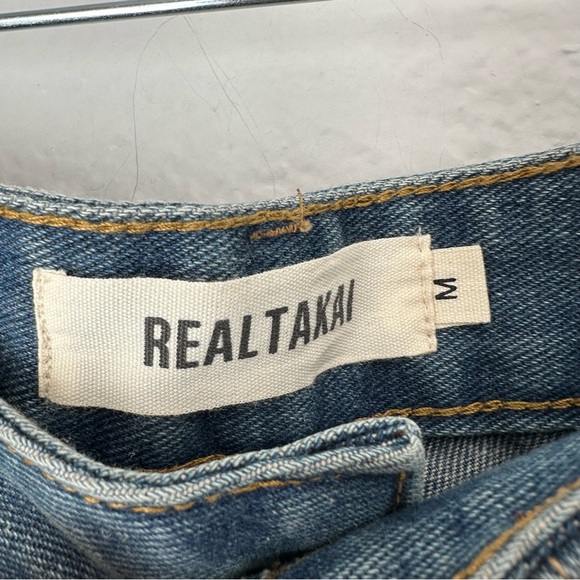 Realtakai Jeans Medium Wash Wide leg denim streetwear fashion edgy style - Picture 11 of 14